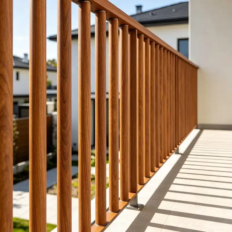Wood Grain Aluminum Round Tube